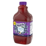 (6 pack) Welch's Concord Grape Zero Sugar Drink, 64 fl oz Bottle