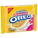 (3 pack) OREO Double Stuf Golden Sandwich Cookies, 14.03 oz