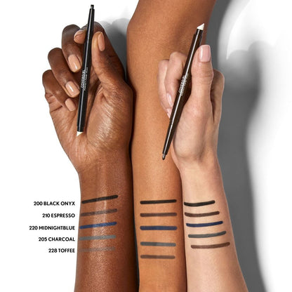 COVERGIRL Perfect Point Plus Eyeliner, 205 Charcoal, 0.008 oz, Long-Lasting, Versatile Black Eyeliner, Soft Smudging Tip, No Sharpening Needed