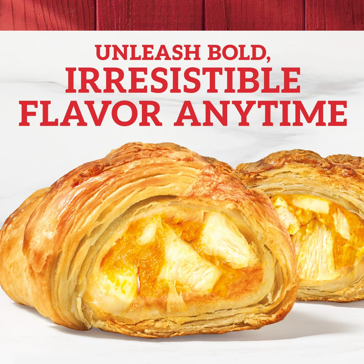 Hillshire Farm Buffalo Style Chicken Stuffed Croissants, 8 oz, 2 Count (Frozen)