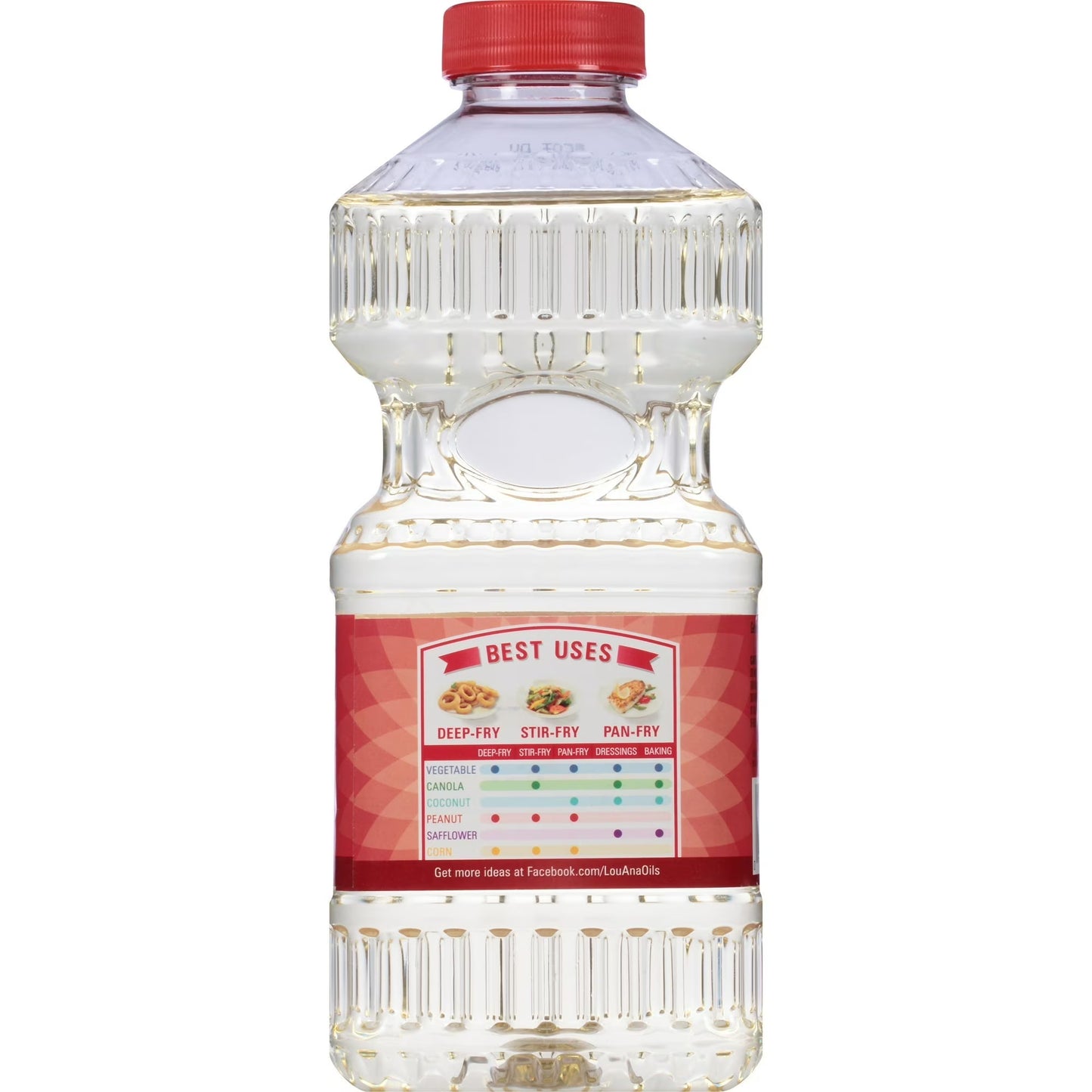 LouAna 100% Pure Peanut Oil 24 fl. oz. Bottle