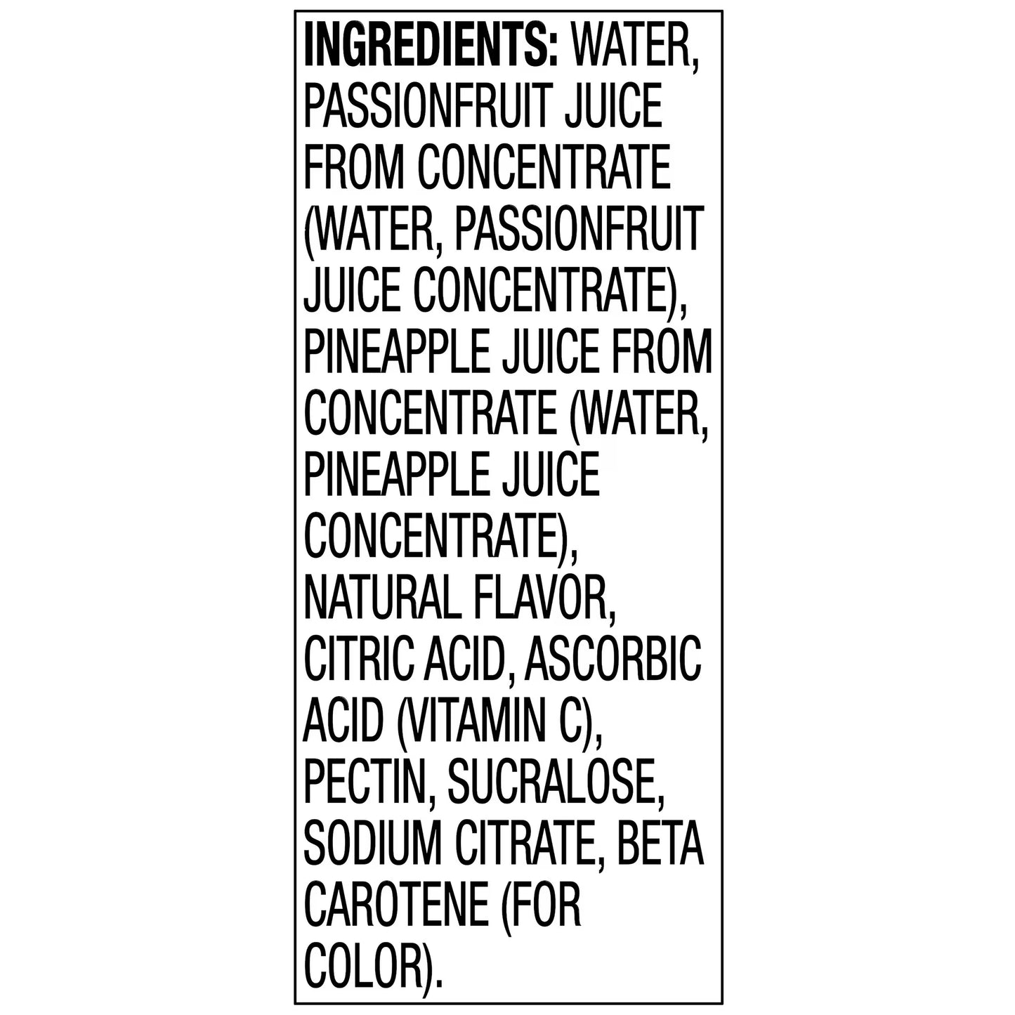 Great Value Zero Sugar Pineapple Passionfruit Juice, 64 fl oz