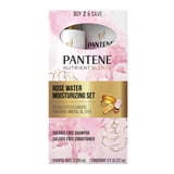Pantene Nutrient Blends Rose Water Shampoo and Conditioner Set, 8-9.6 fl oz
