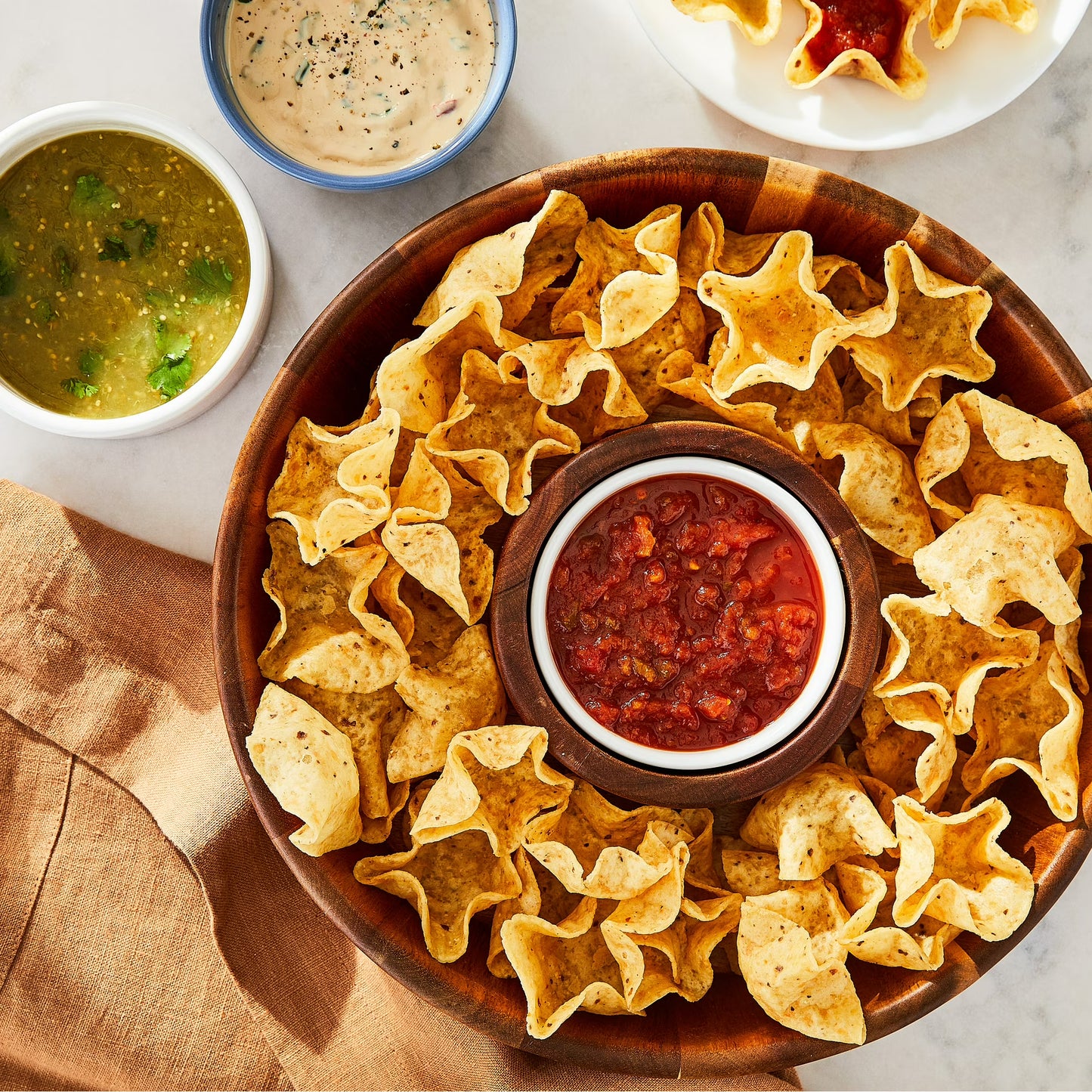 Great Value Original Dippers Bowlz Tortilla Chips, 10 oz