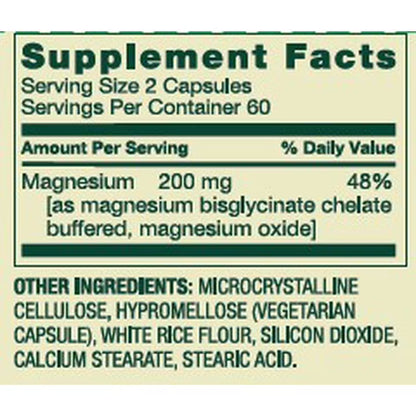 Spring Valley High Absorption Magnesium 200mg Supplement - 120 Capsules