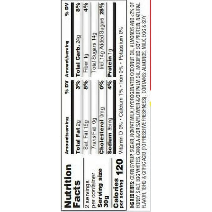 Gurley's Chewy Honey Almond Nougat, Bit-O-Honey, Classic Candy Treat (Pack of 12)
