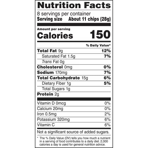 Ruffles Potato Chips Jalapeno Ranch Flavored 8.0 oz Bag