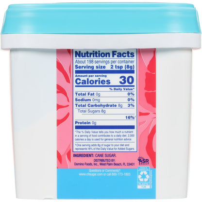 C&H Pure Cane Ultrafine Granulated Baker's Sugar 3.5 lb Tub Pack of 4
