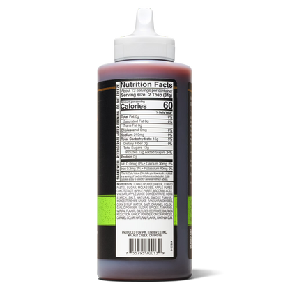 Kinder's Gold Label Bourbon Apple BBQ Sauce, 15.5 oz Squeeze Bottle