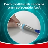 Colgate 360 Vibrate Deep Clean Battery Powered Electric Toothbrush with Soft Bristles, 1 Pack