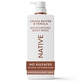 Native Moisturizing Body Wash, Cocoa Butter & Vanilla, Sulfate Free, 22 fl oz