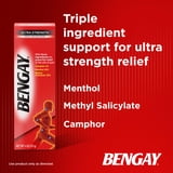 Ultra Strength Bengay Non-Greasy Topical Pain Relief Cream, 4 oz
