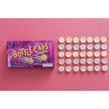Bottle Caps, Soda Pop Flavored Candy, 5 oz Theater Box