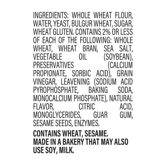 Oroweat Sandwich Thins 100% Whole Wheat Rolls, 6 count, 4g Fiber, 30g Whole Grains Thin Sandwich Bread, 12 oz Bag