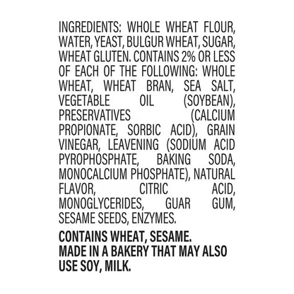 Oroweat Sandwich Thins 100% Whole Wheat Rolls, 6 count, 4g Fiber, 30g Whole Grains Thin Sandwich Bread, 12 oz Bag