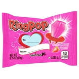 Ring Pop, Valentine Lollipops, Cherry Craze and Strawberry, Sucker Candy, 7.7 oz, 22 Count