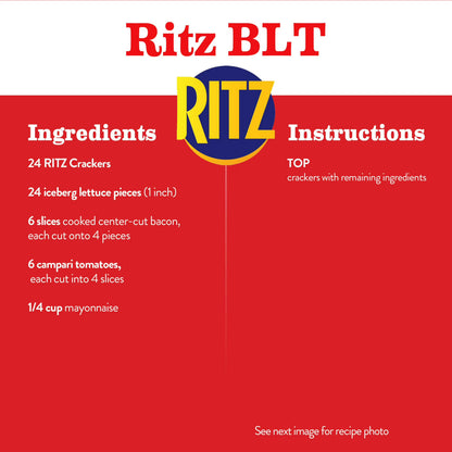 (3 pack) RITZ Fresh Stacks Original Crackers, Travel Snacks, 11.8 oz (8 Multi Snack Packs)