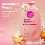 (2 pack) eos Shea Better Cashmere Body Wash, Jasmine Peach, Creamy Gel Formula, 16 fl oz.