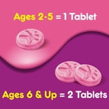 Pepto Kids Antacid Chewable Tablets, Upset Stomach Relief, Heartburn, 24 Count