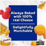 Goldfish Disney Mickey Mouse Cheddar Crackers, Snack Crackers, 27.3 oz Carton