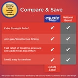 Equate Extra Strength Gas Relief Simethicone 125 mg Softgels, 20 Count, Compare to Gas-X Extra Strength Active Ingredient