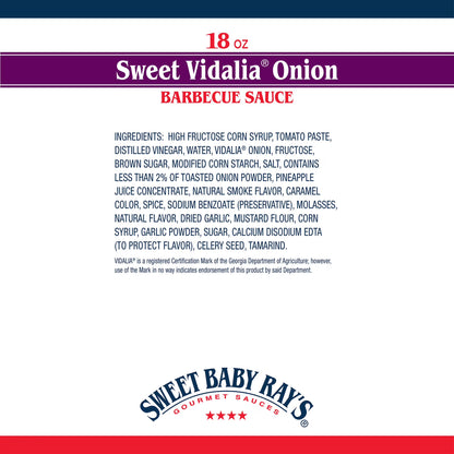 Sweet Baby Ray's Sweet Vidalia Onion Barbecue Sauce 18 oz