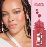 Revlon Glimmer Blush Drops, Liquid Cheek Blush, 103 Field of Roses, 0.32 fl oz