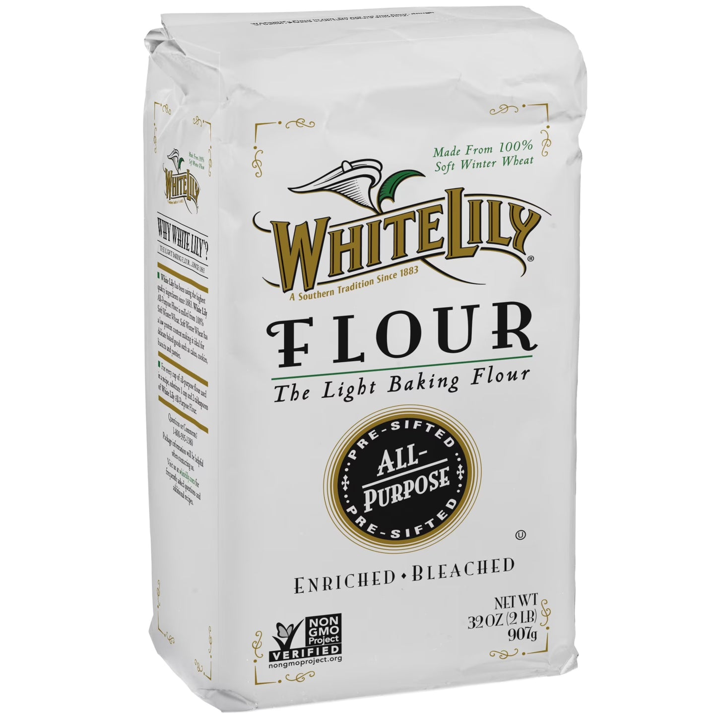 White Lily All Purpose Flour, 2 lb Bag