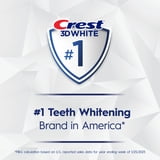 Crest 3D White Brilliance Vibrant Peppermint Teeth Whitening Toothpaste, 4.6 oz, Pack of 3 Tubes