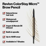Revlon ColorStay Micro Waterproof and Long Wearing Eyebrow Pencil, Soft Brown, 0.003 oz