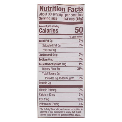Bob's Red Mill High Fiber Wheat Bran 16 oz Pkg