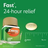 Zyrtec 24 Hour Allergy Relief Liquid Gels, 65 ct.