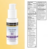 (3 pack) Neutrogena Ultra Sheer Sunscreen Serum Broad Spectrum SPF 60, 1.7 fl oz