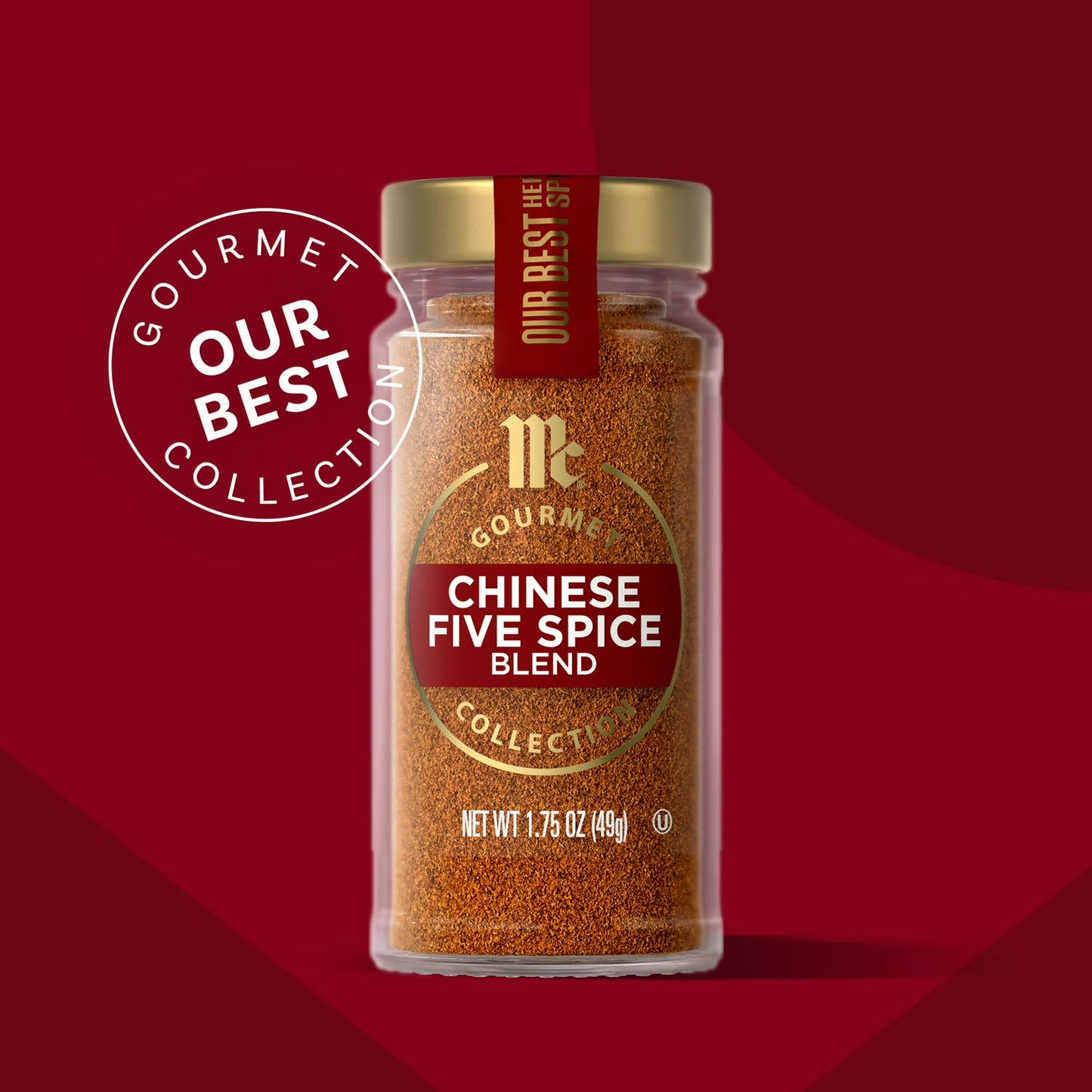 McCormick Gourmet Kosher Chinese Five Spice Blend, 1.75 oz Bottle