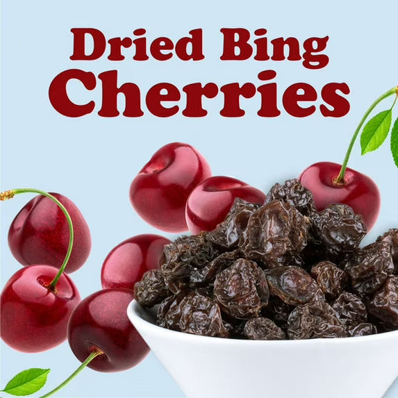 Bing Cherries, 2 Pounds – Non-Oil Added, Raw, Kosher, Vegan, Bulk – Food to Live