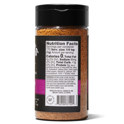 Kinder's Black Cherry Chipotle Seasoning for Grilling, 6 oz
