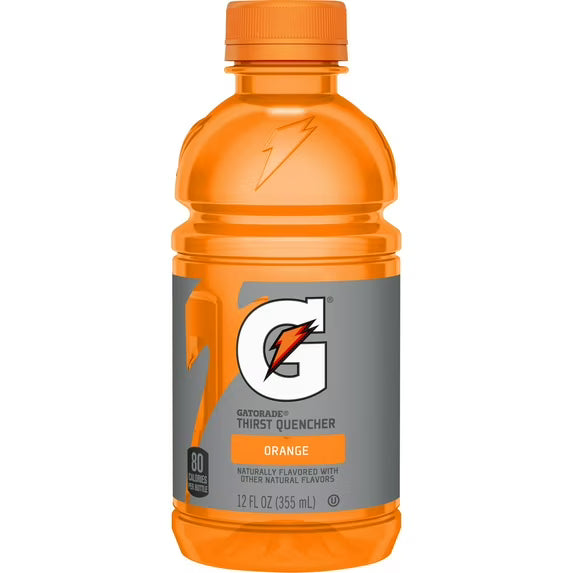 Gatorade Thirst Quencher Orange flavored Sports Drink 12 fl oz, 12 Count