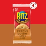 RITZ Peanut Butter Sandwich Crackers, Lunch Snacks, 30 Snack Packs (4 Crackers Per Pack)