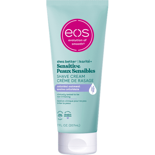 eos Shea Better Womens Shaving Cream, Sensitive Skin, Fragrance Free, 7 fl oz