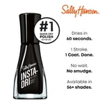 Sally Hansen Insta-Dri Quick Dry Nail Polish, Black to Black, 0.31 oz
