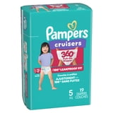 Pampers Cruisers 360 Baby Diapers Size 5, 19 Count (Select for More Options)