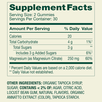 (3 pack) Spring Valley Extra Strength Magnesium Bone and Muscle Health Support Gummies, 250mg, 60 Count