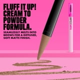 NYX Professional Makeup Fluff & Snatch Eyebrow Pencil, Eyebrow Powder Pen, Ash Blonde, 0.04 oz