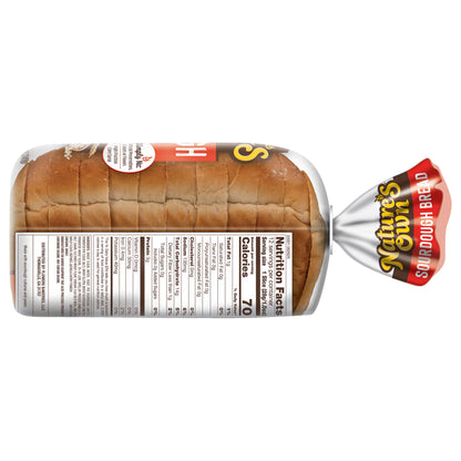 Nature's Own Sourdough, Small Loaf Size, Non-GMO Sliced Sourdough Sandwich Bread, 12 oz Loaf