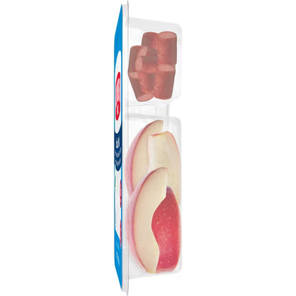 Crunch Pak Snack Pak Fresh Apple Slices, Salted Flaxseed Corn Chips & Honey Brown Turkey Sausage, 4.2oz Tray