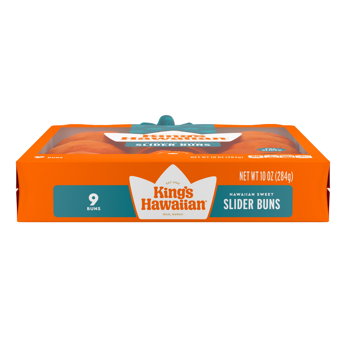 King's Hawaiian Sweet Pre-Sliced Slider Mini Buns 9 Count, 10oz, Shelf-Stable
