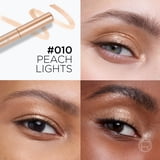 L'Oreal Paris Paradise Le Shadow Shimmer Eyeshadow Stick, Blendable & Buildable, Peach Lights, 0.05 oz