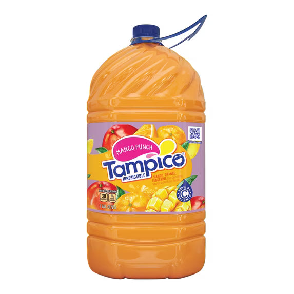 (3 pack) Tampico Mango Punch, Mango Orange Tangerine Juice Drink 1 Gallon