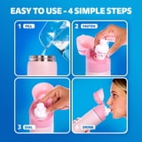 Cirkul 26oz Stainless Steel Flip Bottle with StrawSip Lid, Blush Pink