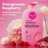 eos Shea Better Cashmere Body Wash, Pomegranate Raspberry, Creamy Gel Formula, 16 fl oz.